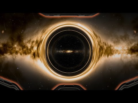 Falling Into a Wormhole (Simulation)