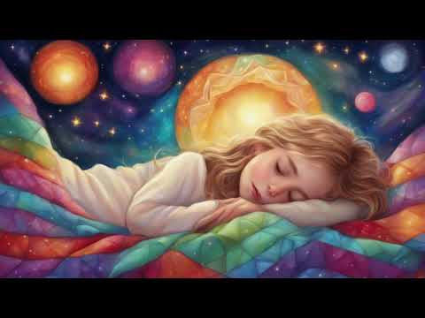 Discover the Enchanting Dream of a Girl&#039;s Colorful Quilt under the Night Sky 4K Video