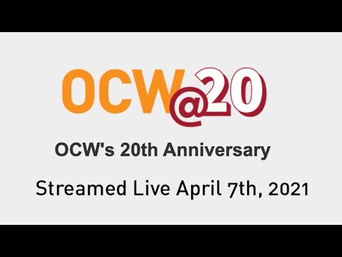 Celebrating 20 Years of MIT OCW Event