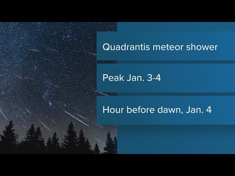 Don&#039;t miss the Quadrantis meteor shower Jan. 3-4