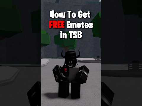 How to Get Free Emotes in TSB #thestrongestbattlegrounds #roblox #tsb #shorts