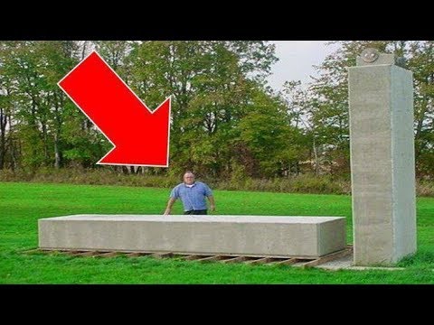 AMAZING VIDEO! Man Lifts 20 Ton Block By Hand?