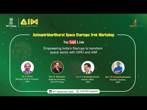 Empowering India&#039;s Startups to transform Space Sector with ISRO and AIM LIVE!!!