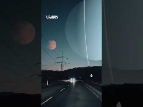 What Would Different Planets Look Like If They Became Our Moons? #Shorts