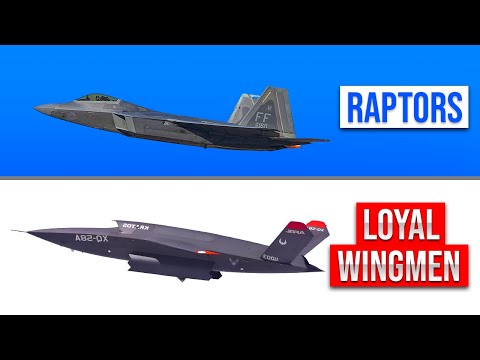 NGAD 6th Generation Fighter Jets Teaming with Loyal Wingmen!