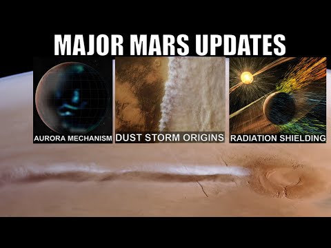 Major Mars Updates: Dust Storms, Strange Aurora, Surviving Radiation