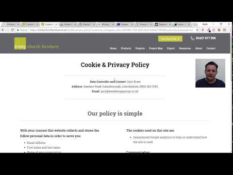 GDPR - My Simple Cookie &amp; Privacy Policy Page Explained