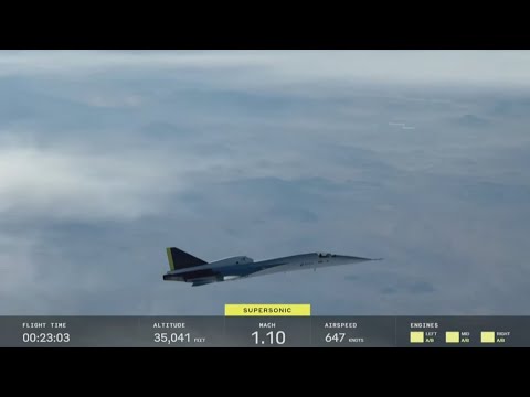 Boom Supersonic&#039;s XB-1 jet breaks sound barrier in test flight