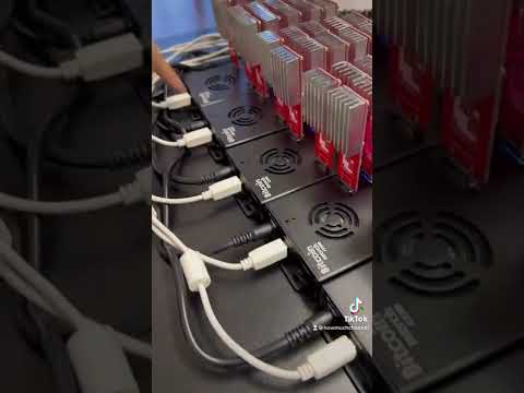 This is the largest USB Bitcoin Mining Setup in the world! |#Shorts | How Much?