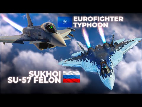 Russia&#039;s Su-57 vs Eurofighter Typhoon: Who Wins the Sky Battle?