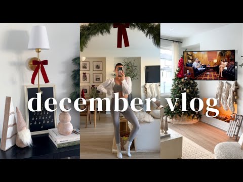 December Vlog | Holiday weekend at home, amazon &amp; Christmas gifts haul, a cozy Sunday morning