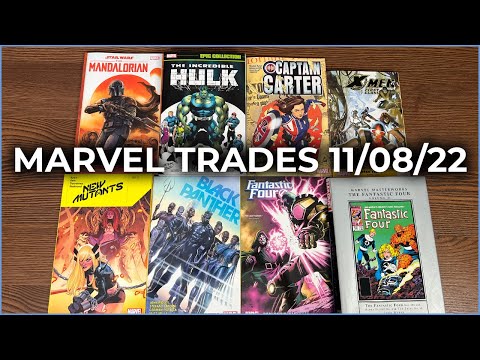 New Marvel Books 11/08/22 Overview| MMW: The Fantastic Four Vol. 24| Hulk Epic: Fall Of The Pantheon