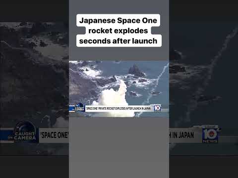 Japanese Space One rocket explodes seconds after launch