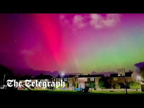 Spectacular Northern Lights display across Britain