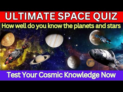 SPACE QUIZ 2024 | ASTRONOMY QUIZ CHALLENGE | SOLAR SYSTEM QUESTIONS AND ANSWERS | SOLAR SYSTEM QUIZ