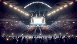 Excitement in the Air as Fans Await Unveiling of New Musical Sensation at Wembley Stadium