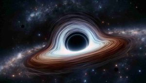 A hyper-realistic, high-definition image illustrating the enigmatic nature of black holes. The vastness of space with myriad stars surrounds the central point of attraction: a large, looming black hole, its gravitational pull distorting the light and matter around it in a spiralling accretion disk. Cosmic gas and dust being engulfed into the darkness provide a sense of chaos and an unsettling calm. Captivating phenomenon of the universe, symbolic of the immense power and unknown aspects held within cosmic entities.