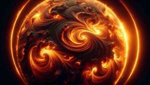 Generate a highly detailed and realistic image depicting solar vortices. The scene captures the raw power of the sun with swirling, fiery anomalies, unveiling the mysteries that lie beneath the solar surface. The vortices should be seen as fiery whirlpools in the sun's glowing facade, with an intricate detailing depicting the complex nature of these astrophysical phenomena.