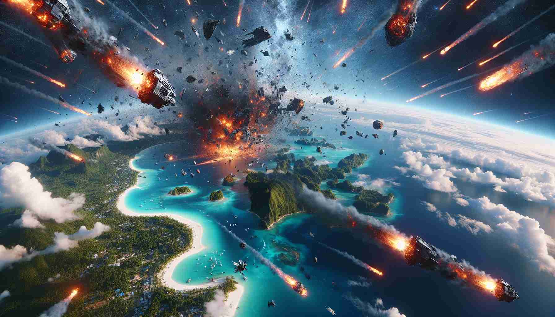 Massive Space Force Blunder! Debris Rains Down on Paradise. 