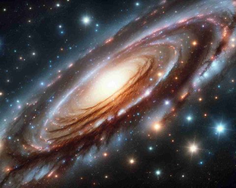 Create a hyper-realistic, high-definition illustration of the celestial wonder, the Andromeda Galaxy. The image should emphasize its spiraling structure of dust and gas, illumined by thousands of shining stars. The view should be from the perspective of a stargazer gazing into the night time sky as if they can almost touch the galaxy. Include the colors and vibrancy typically seen in astrophotography.