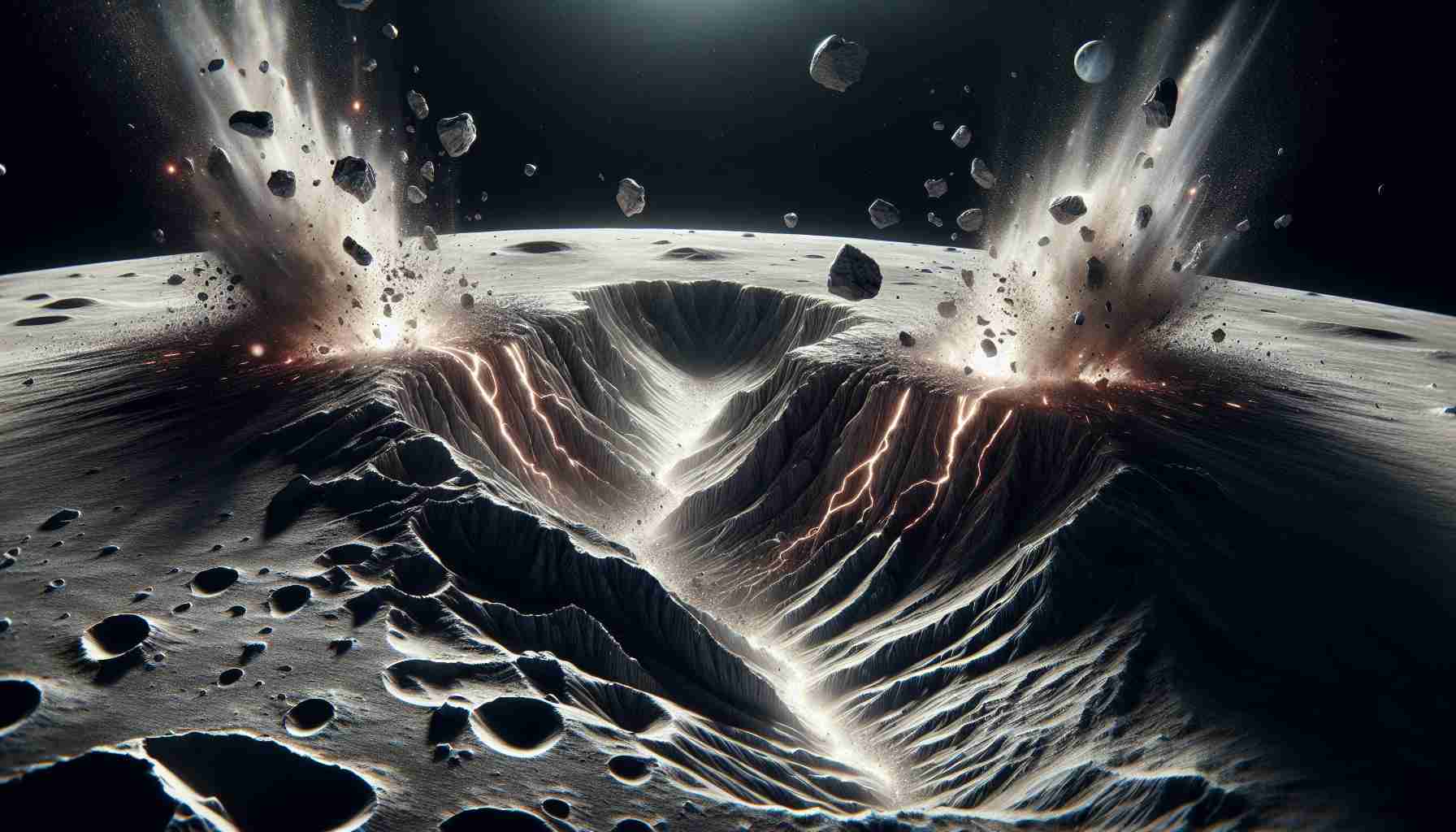 Asteroid Catastrophe: How Two Stunning Canyons Were Carved on the Moon in Just Ten Minutes! 